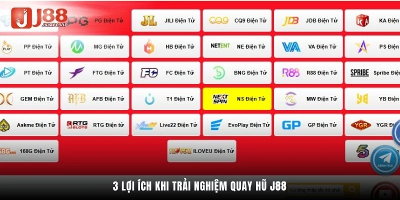 3 lợi ích khi trải nghiệm quay hũ J88